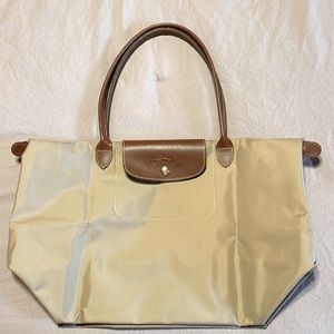 Longchamp Large Le Pliage Tote in Khaki